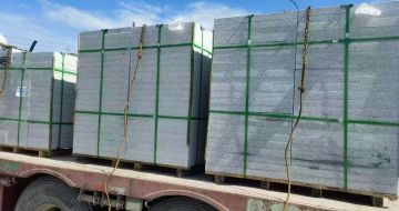 郴州 芝麻白花岗岩地铺石装车日常