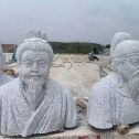 郴州 白麻花岗岩石材人物立体雕刻