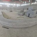 郴州 芝麻白异形坐凳，自然面光面弧形加工