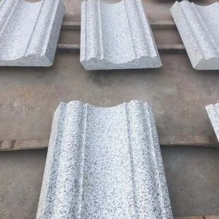 郴州 白麻花岗岩光面别墅线条