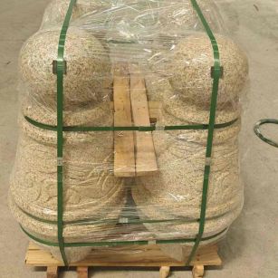 郴州 黄金麻异形定制雕花——棒棒糖挡车柱