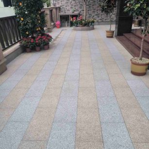 郴州 黄金麻白麻荔枝面庭院铺装展示