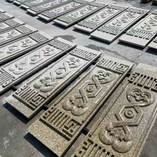 郴州 黄金麻花岗岩外墙雕刻板