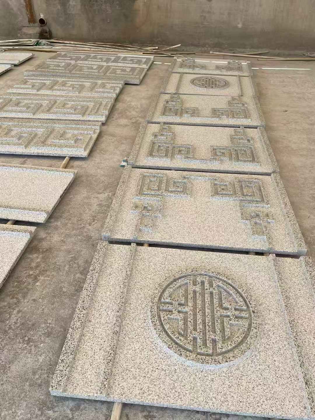 郴州 白麻花岗岩外墙立面雕刻板