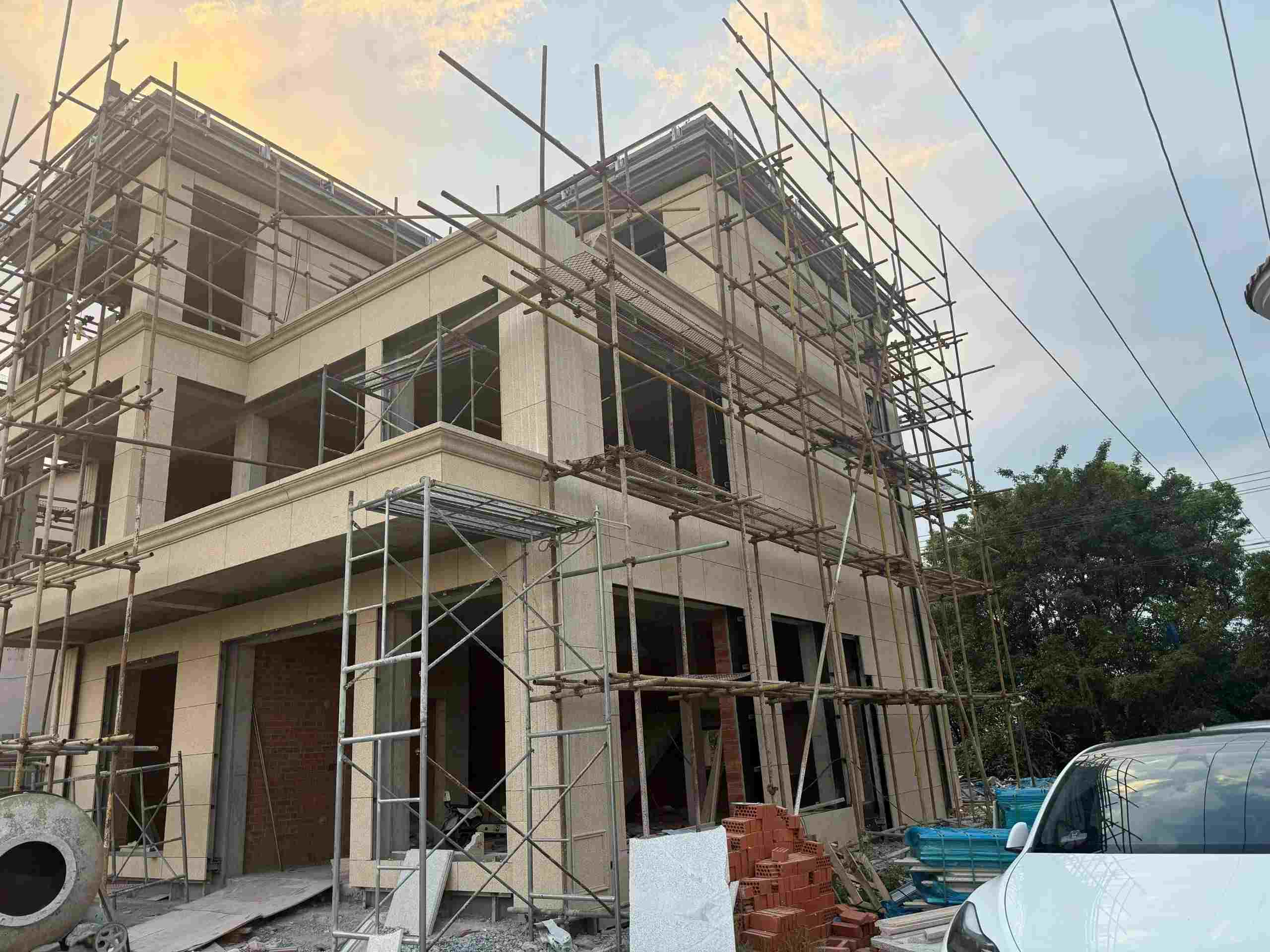 郴州 黄金麻荔枝面花岗岩外墙干挂