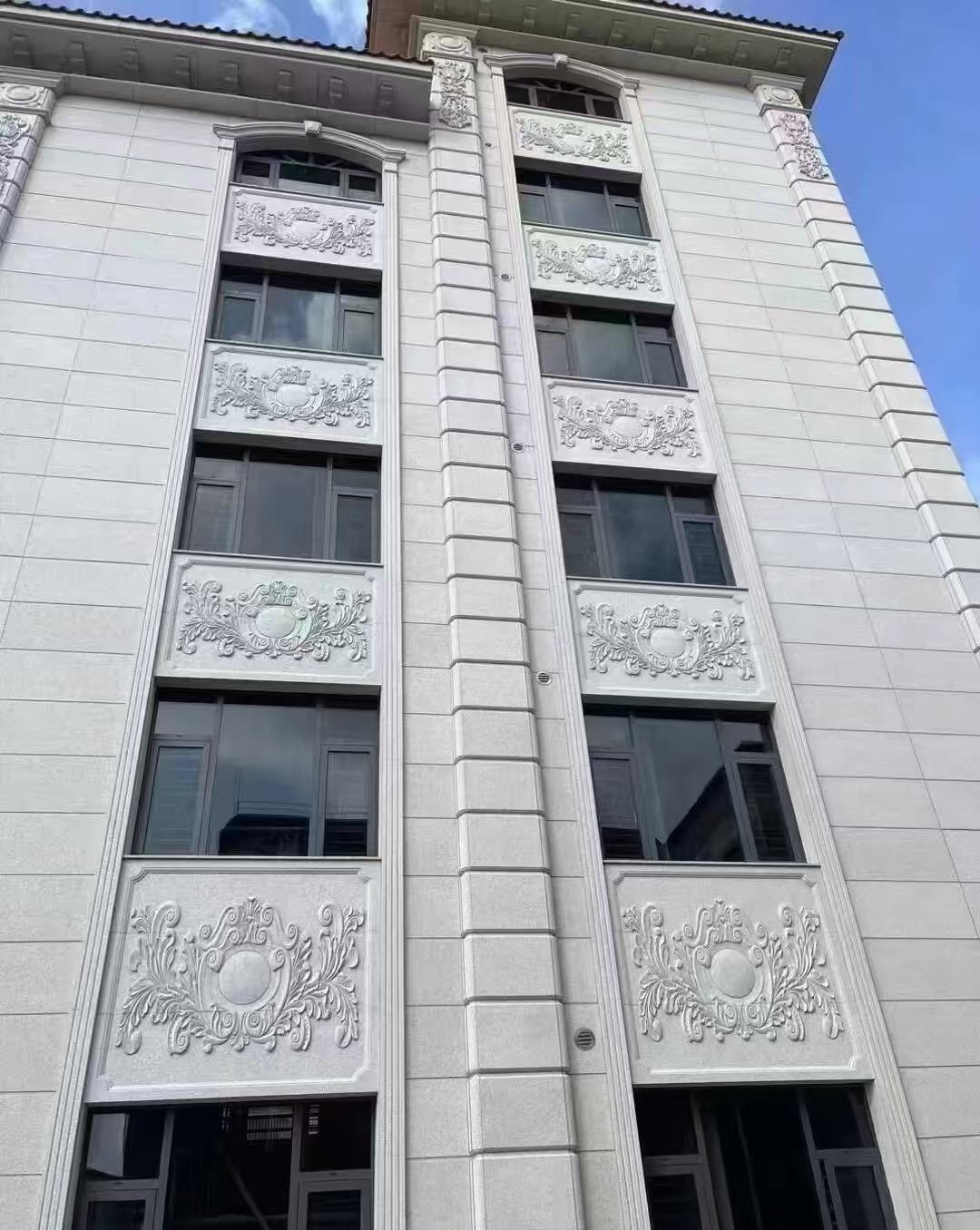 郴州 白麻荔枝面花岗岩别墅外墙干挂