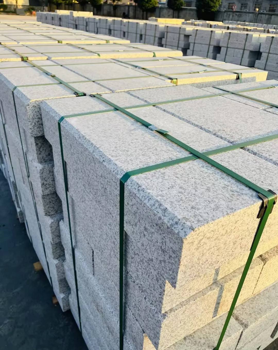 郴州 白麻花岗岩路沿石，马路牙子，路缘石，平石，立缘石等