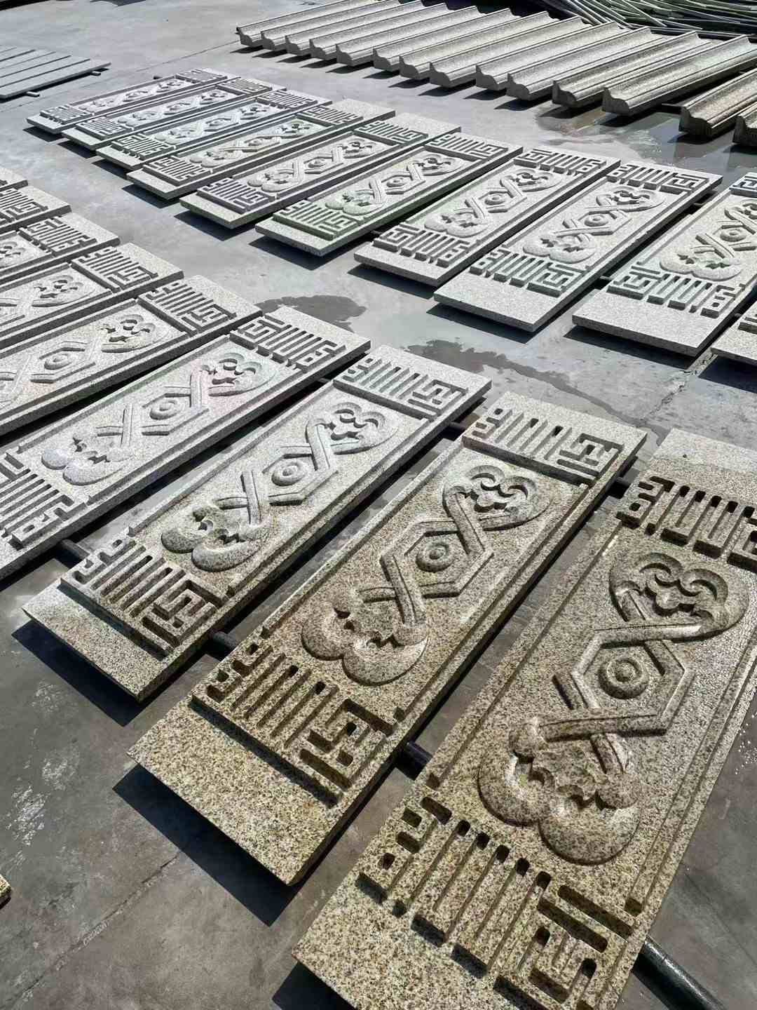 郴州 黄金麻花岗岩外墙雕刻板