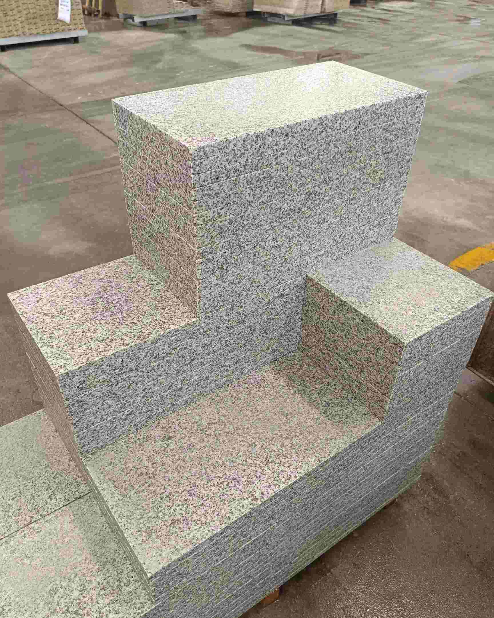 郴州 白麻花岗岩荔枝面地铺石