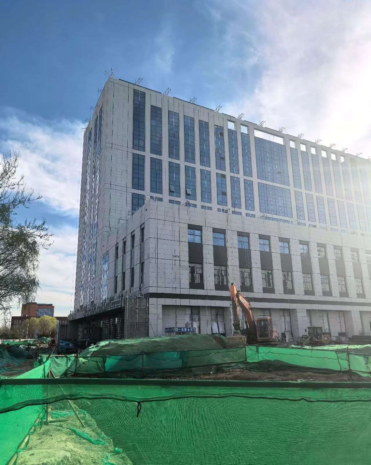 郴州 白麻花岗岩石材外墙干挂